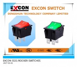 SS31 LIGHTED ROCKER SWITCH