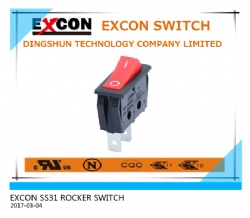 SS31 SINGLE POLE ROCKER SWITCH