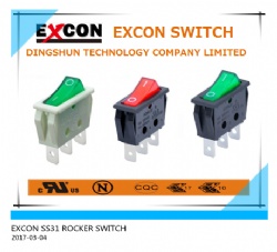 SS31 SINGLE POLE ROCKER SWITCH