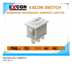 ON-OFF-ON ROCKER SWITCH