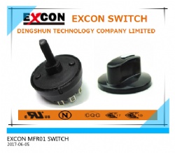 BLENDER ROTARY SWITCH WITH MOMENTARY FUNCTION