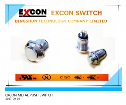 12MM RESET METAL PUSHBUTTON SWITCH