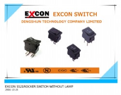 SS21 ROCKER SWITCH WITHOUT LAMP