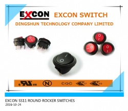 SS11 ROUND ROCKER SWITCH